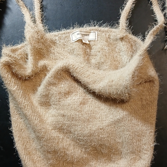 Thermal Black Hat/Calvin Klein Black Scarf/ No Comment Ligth Brown SizeM Top&jac - Picture 3 of 11